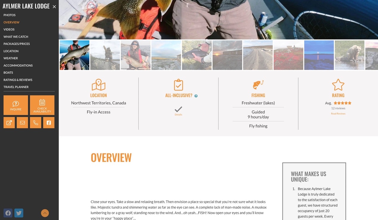 fishlodges.com gallery image