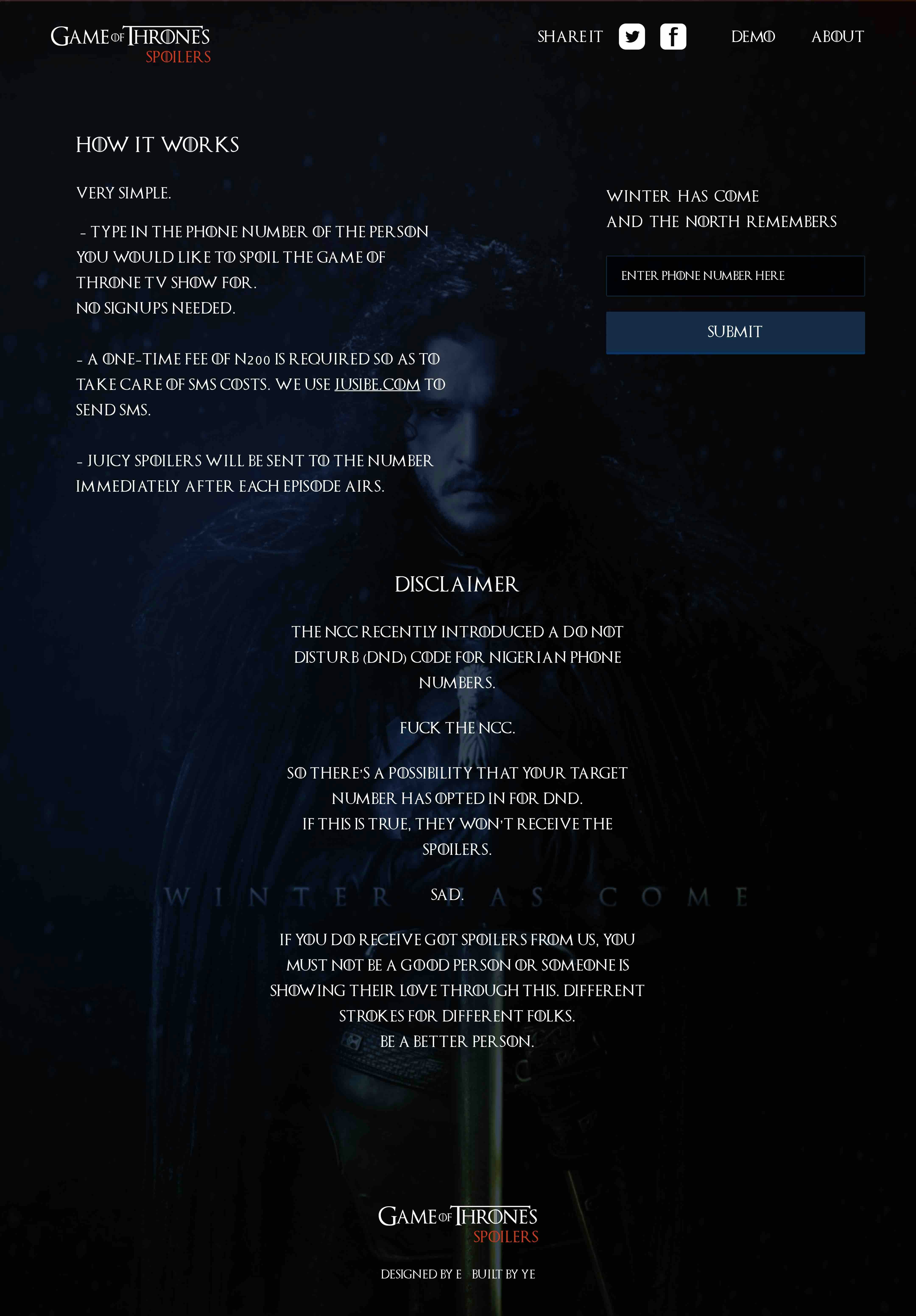 GoT Spoiler Alert gallery image