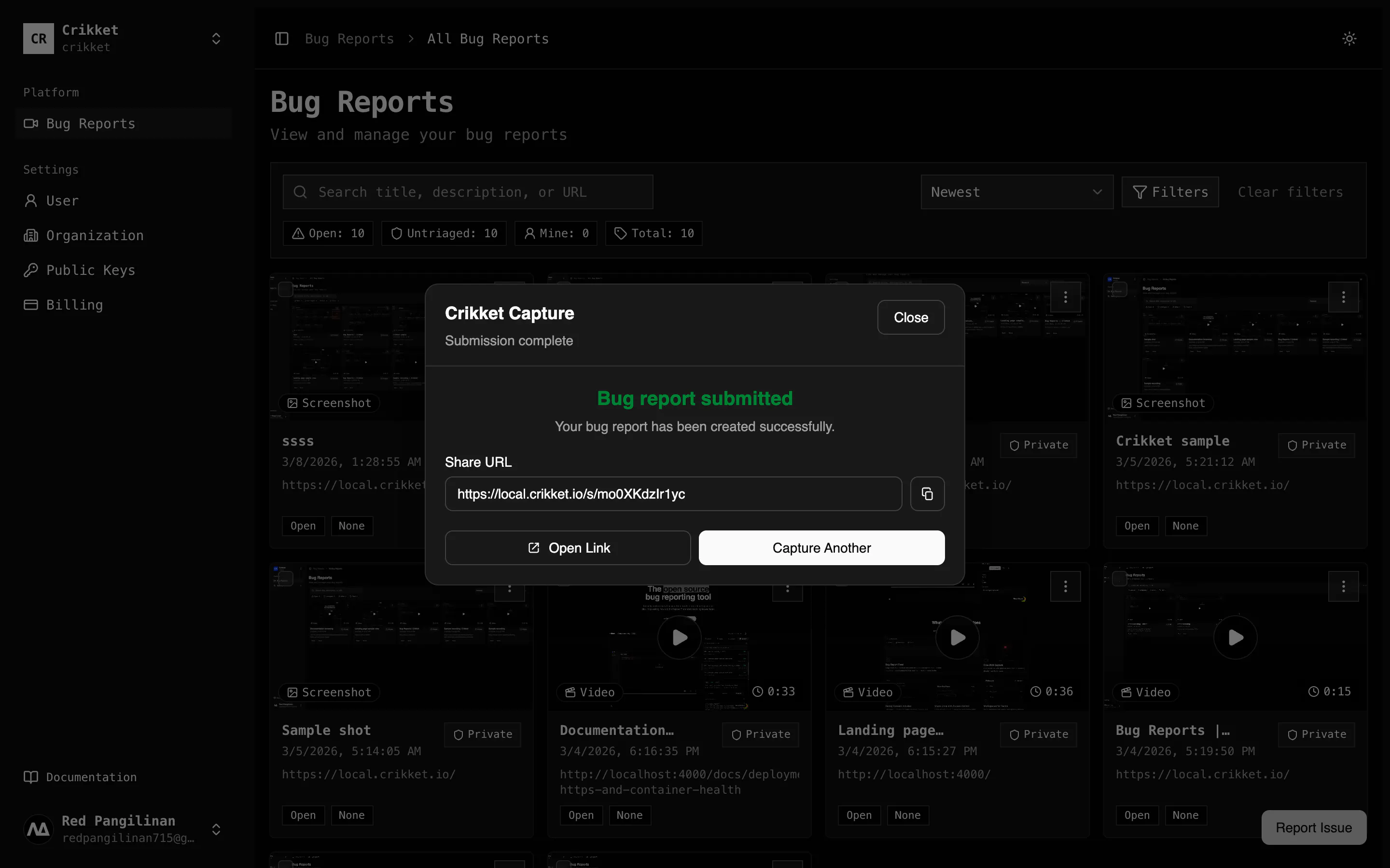 Crikket: The open source bug reporting and feedback tool | Product Hunt