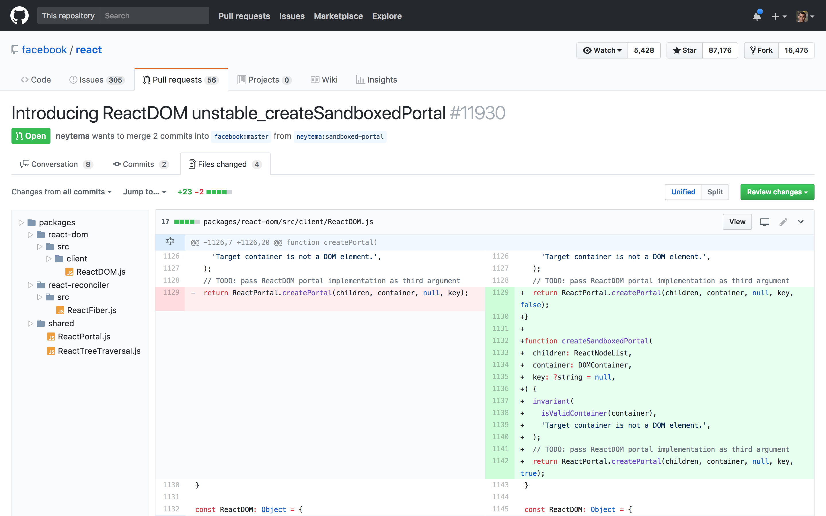 GitHub Pull Request Tree gallery image