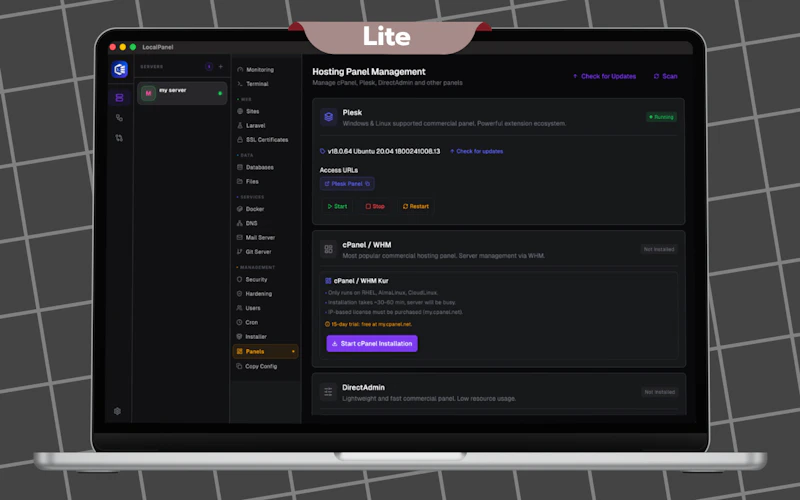 Local Panel Lite screenshot 2