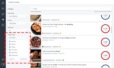 SocialWeaver Content Curation gallery image