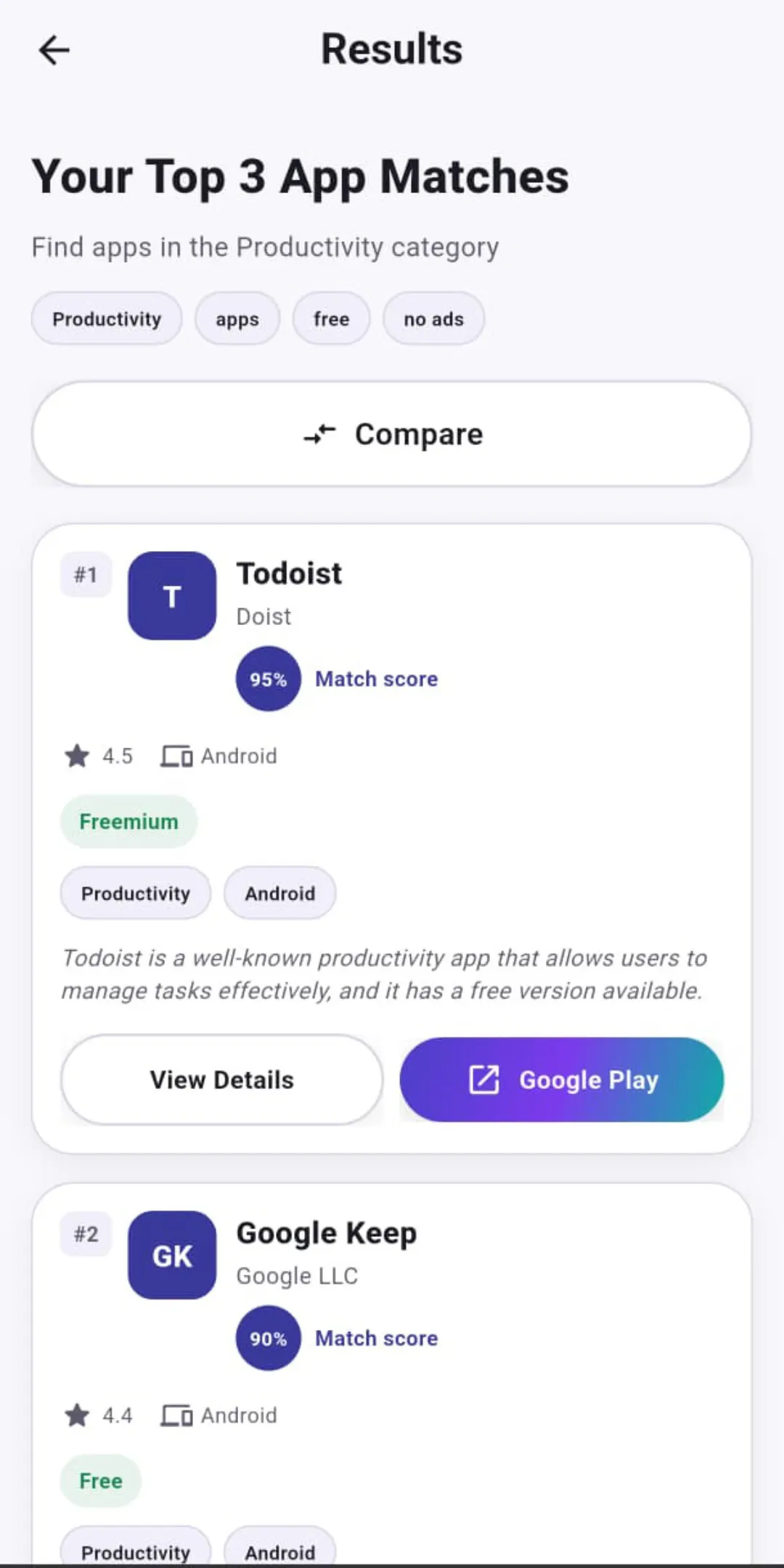 AppMatch AI gallery image