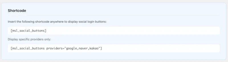 Minoworks Social Logins WordPress Plugin screenshot 3