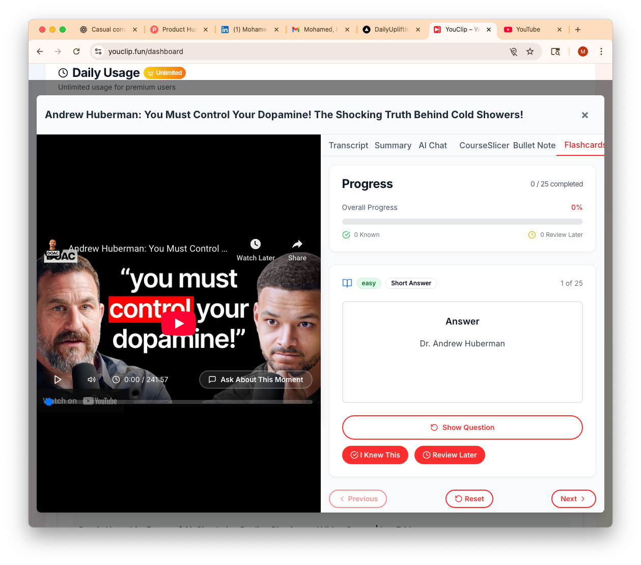 YouClip - Guarda di meno, impara di più media 9