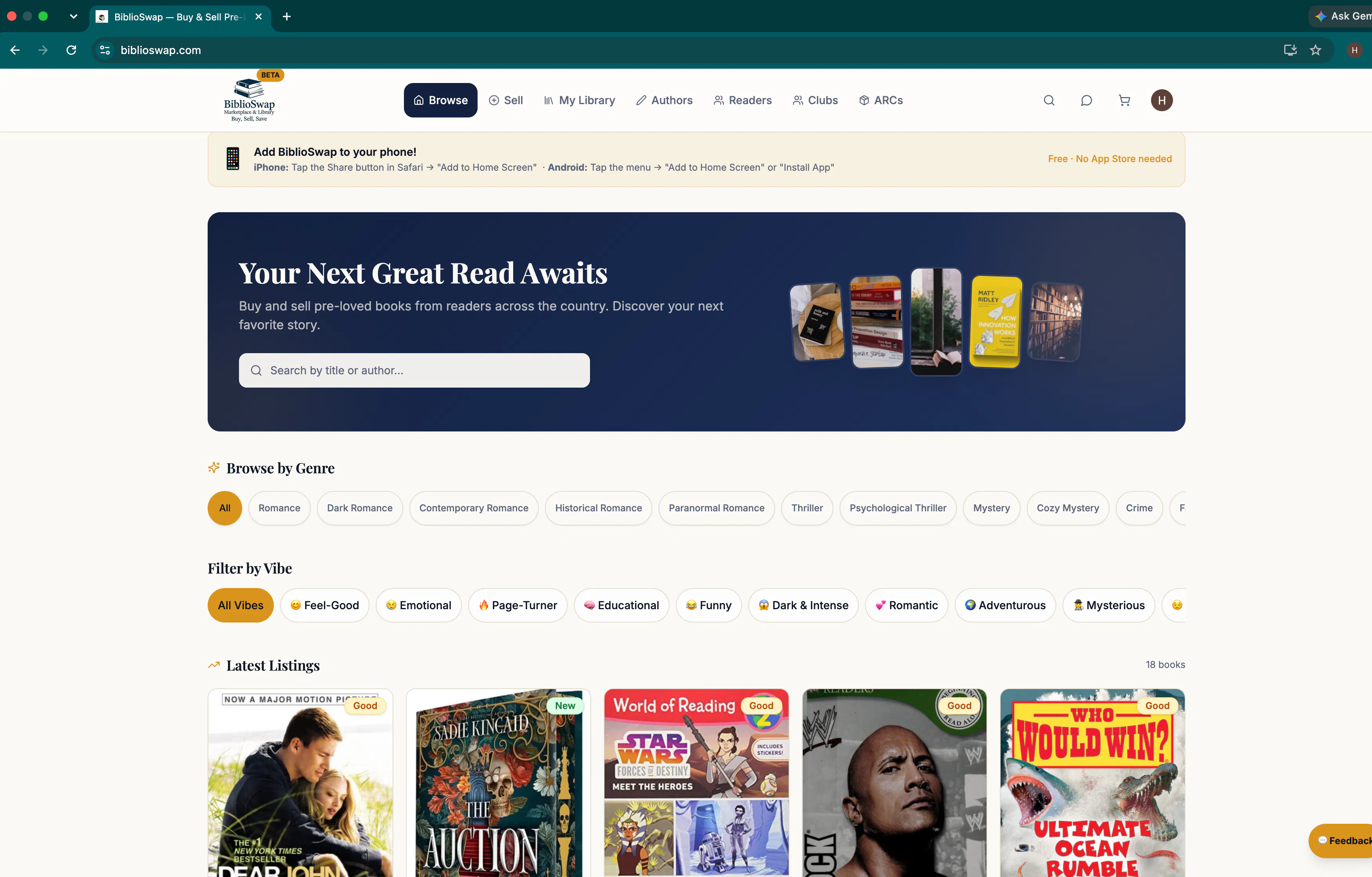 BiblioSwap gallery image