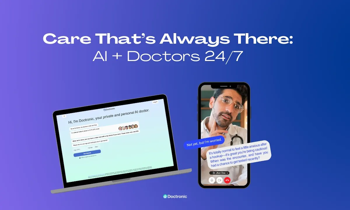 Doctronic AI + Human Doctors