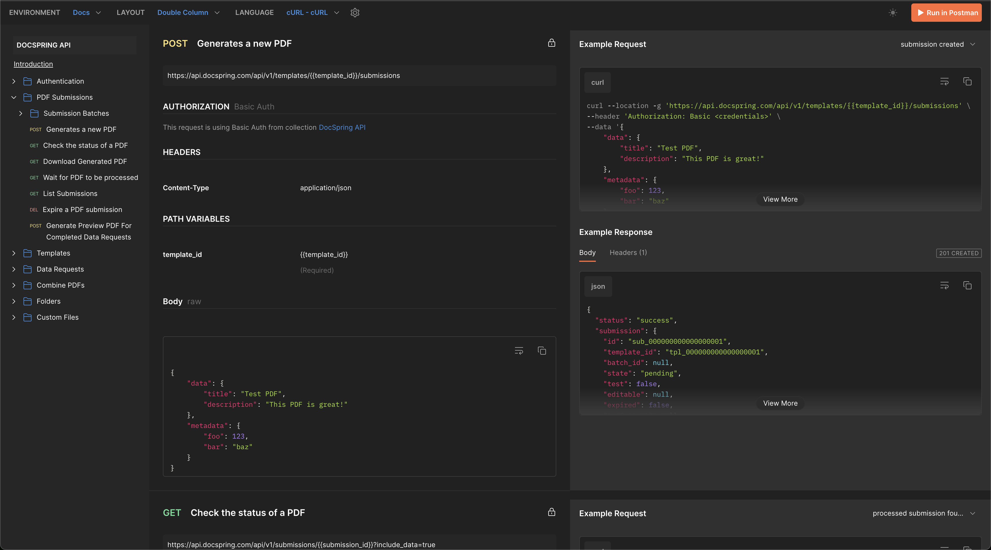 Docspring - Post JSON;PDF 받기 - API를 통해 PDF를 채우고, 생성하고, 서명하십시오. 미디어 8