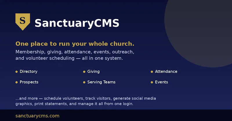 SanctuaryCMS screenshot 1