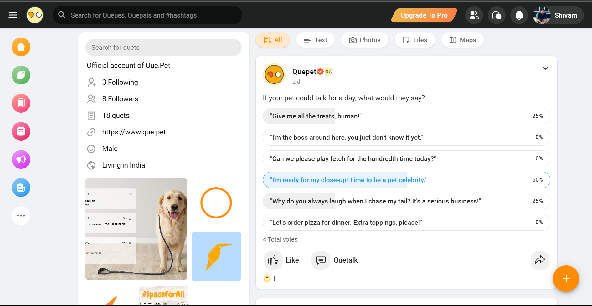 Que.Pet - สังคม Pawsitively media 7