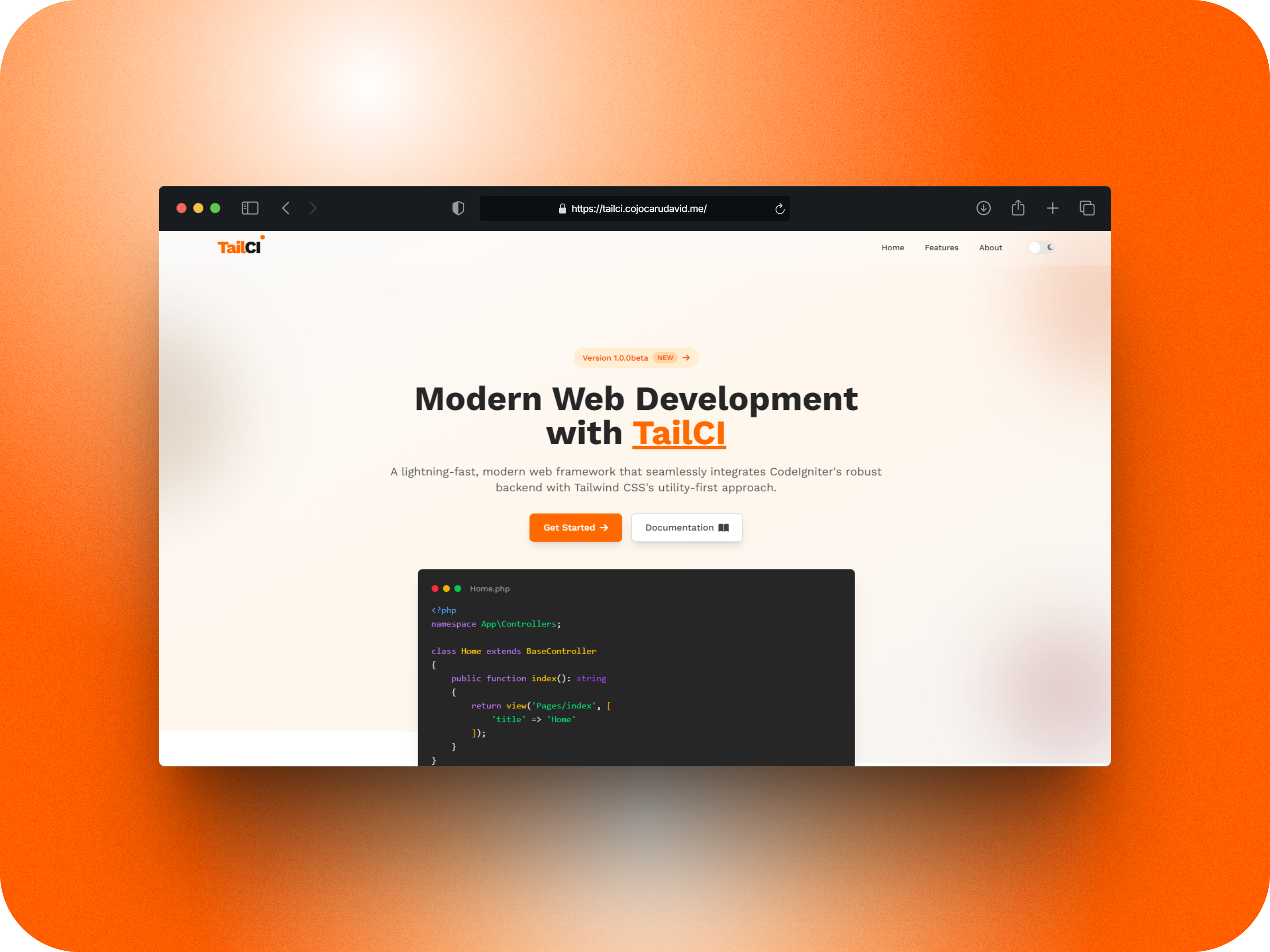 Tailci - CodeIgniter com Tailwind CSS media 4