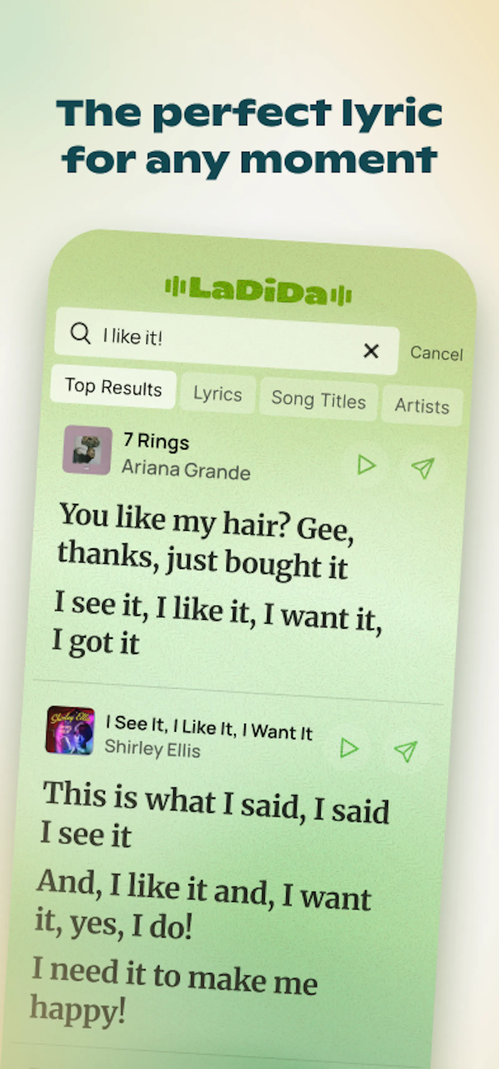 LaDiDa screenshot 2