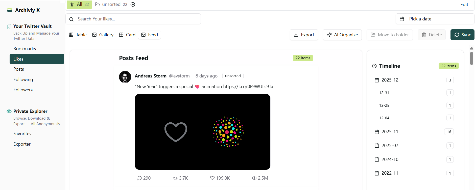 All-in-One Twitter Tool | ArchivlyX gallery image