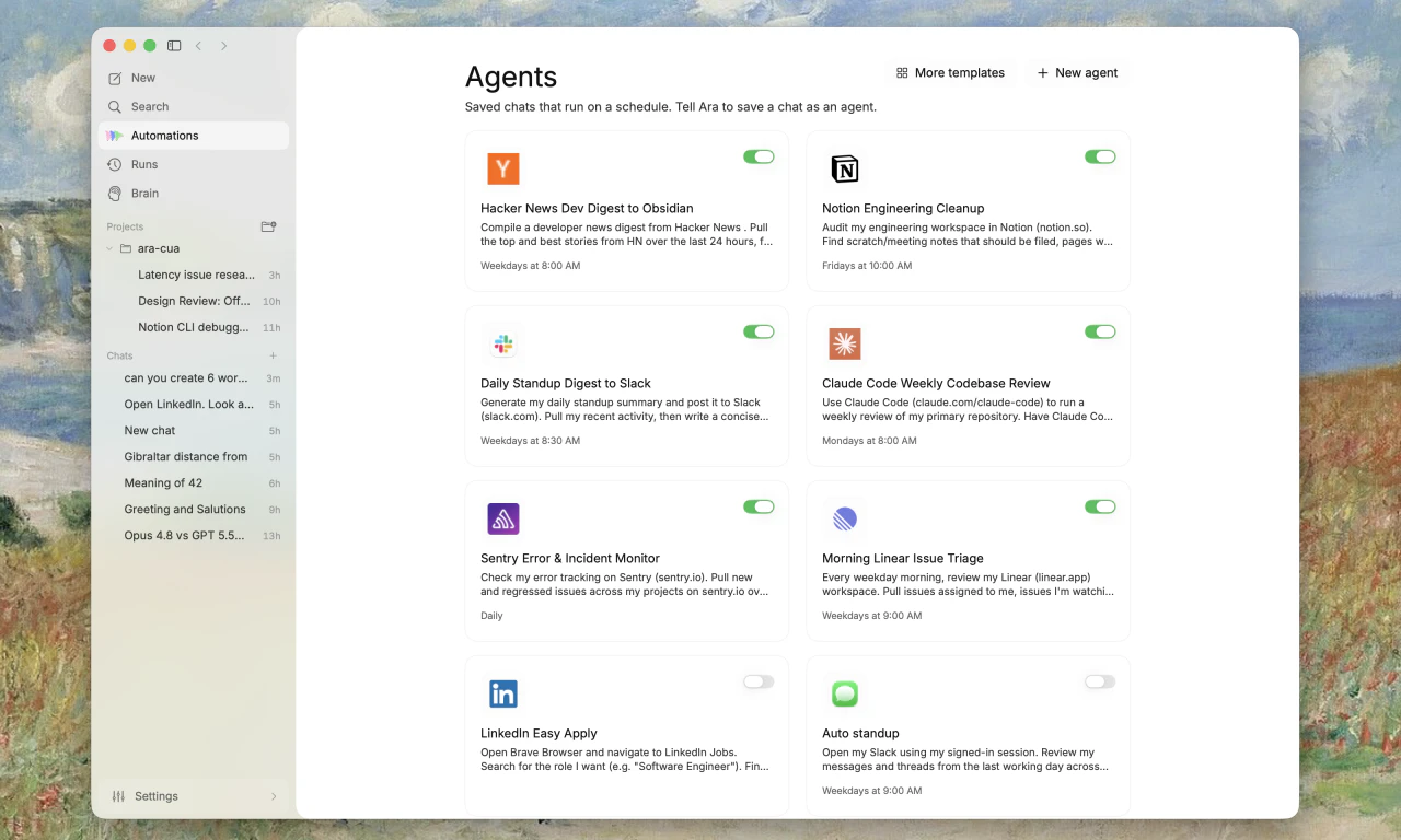 Ara screenshot 5