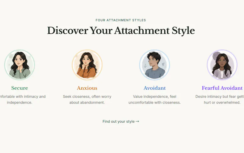 Attachment Style Test & Quiz screenshot 1