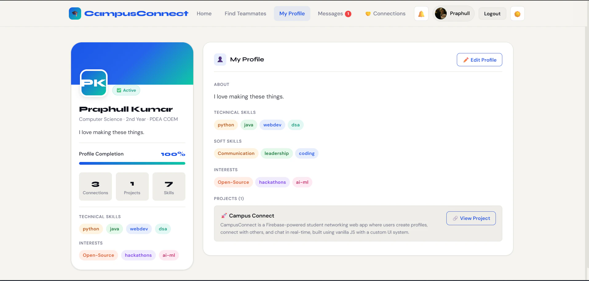 CampusConnect screenshot 2