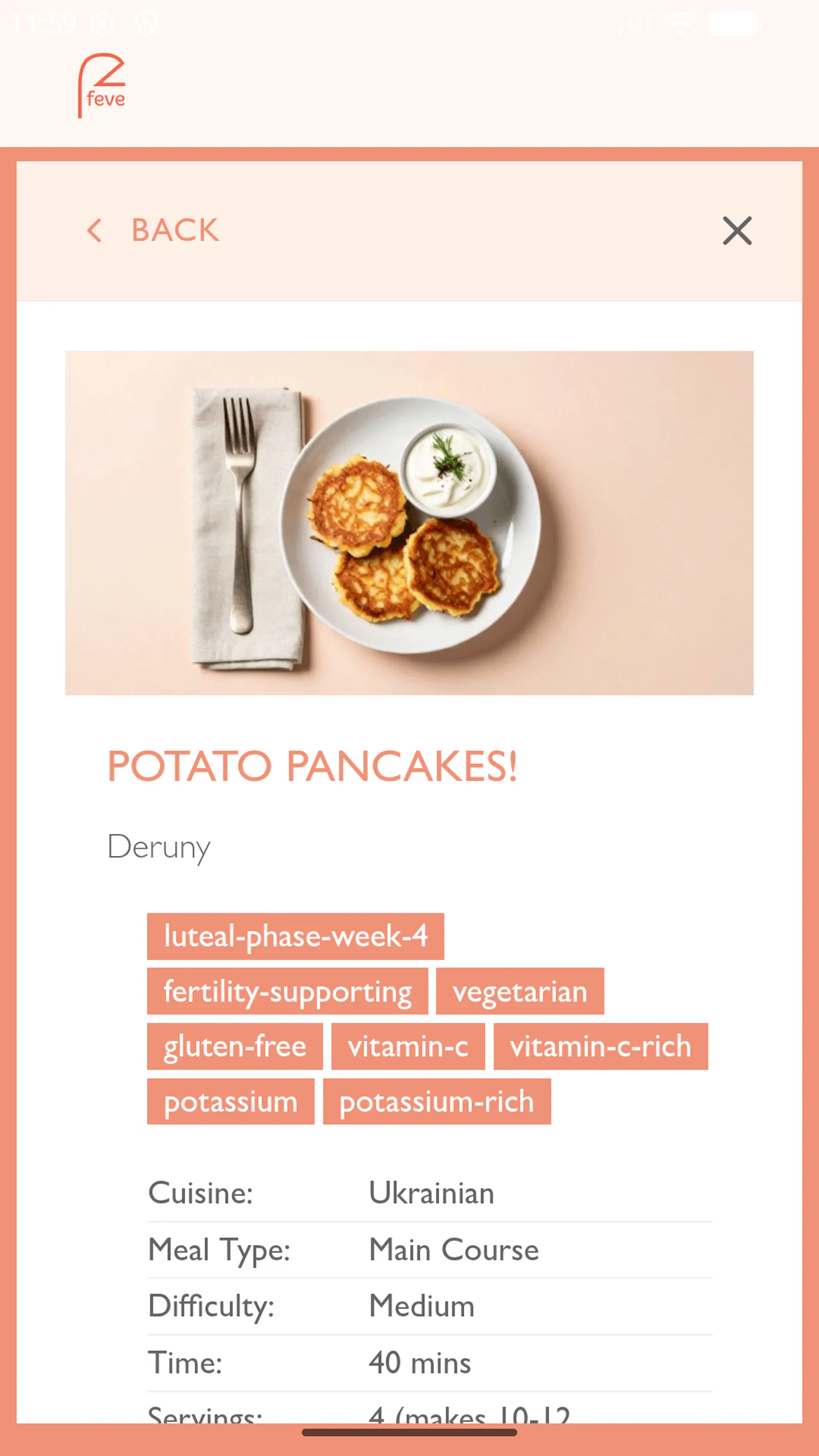Feve: Ovulation Tracker & Diet screenshot 7