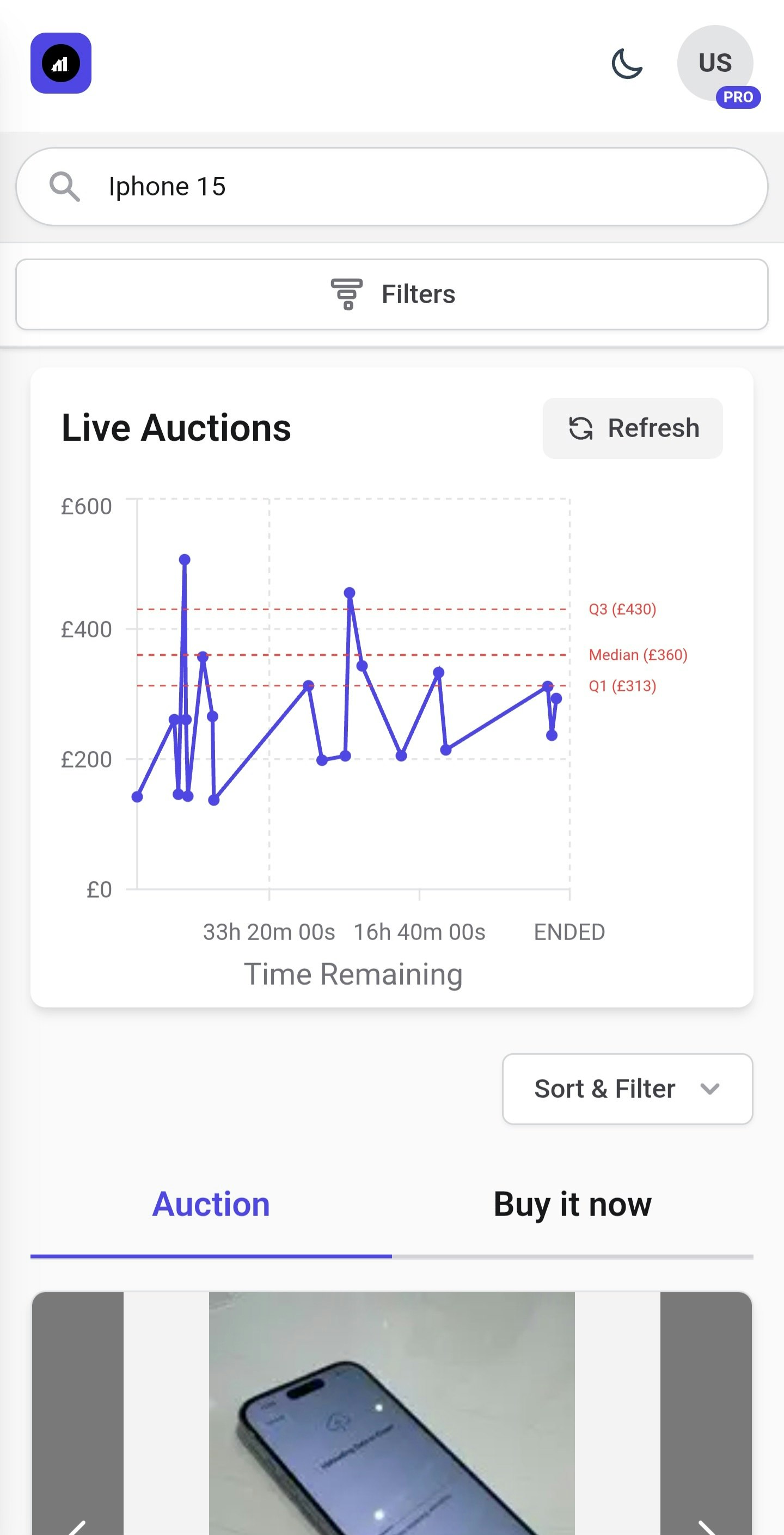 ListingLens - Real-time eBay Price Intel gallery image