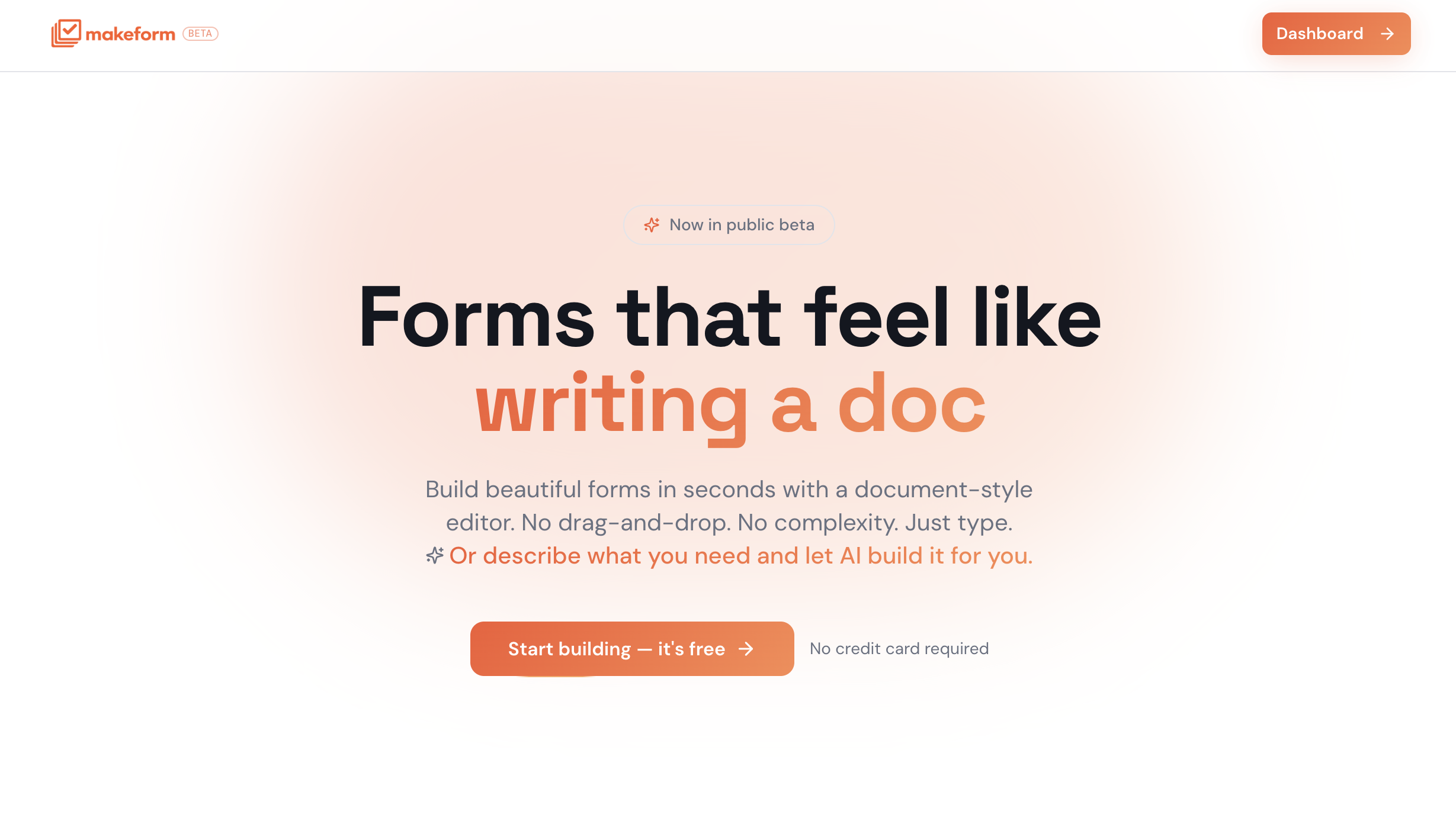 MakeForm gallery image