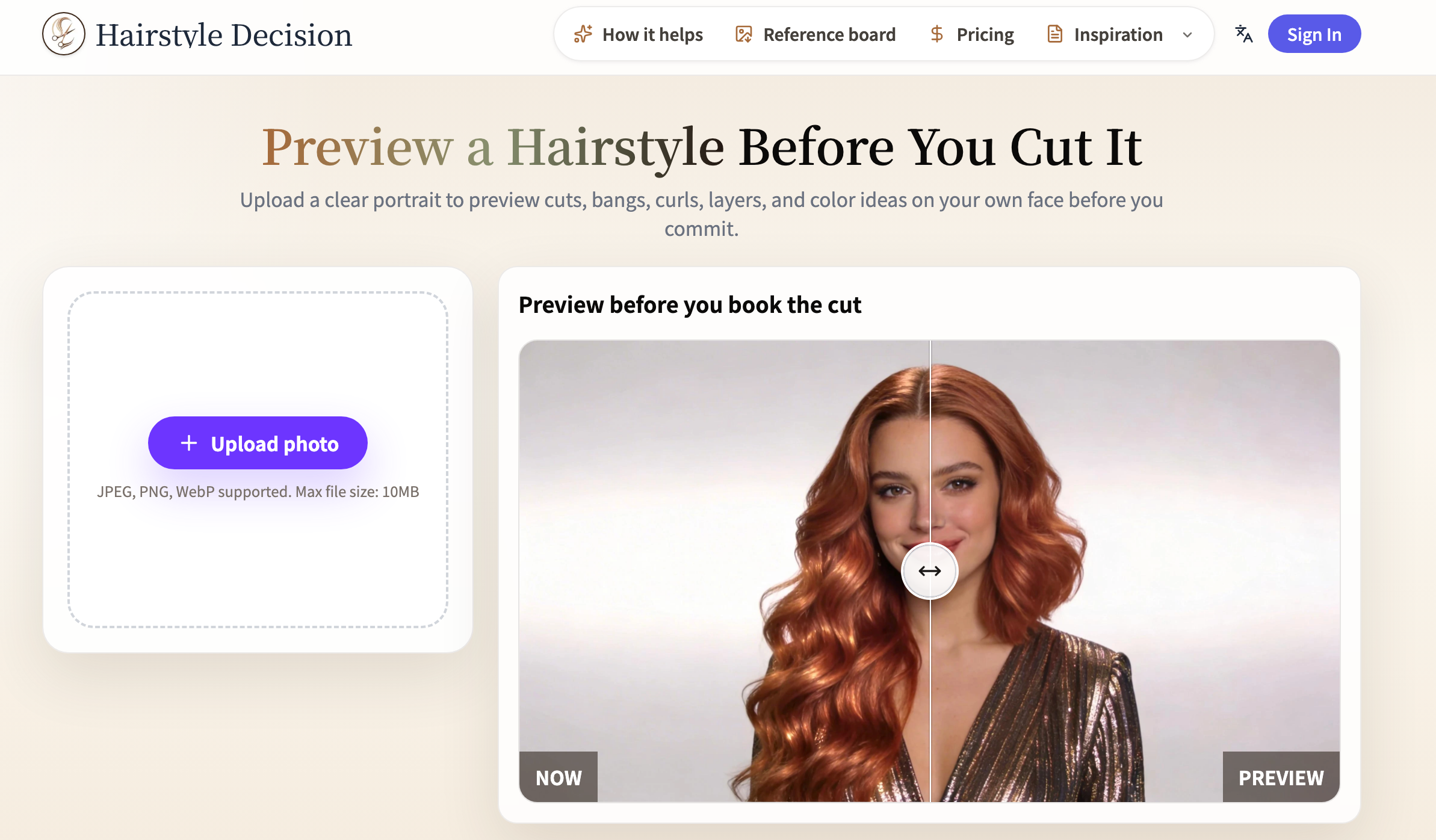 AI Hairstyle App gallery image