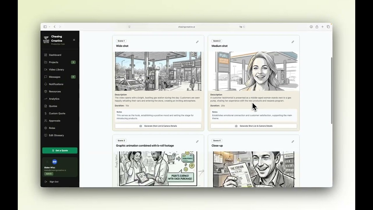 Chasing Creative Productions AI gallery image