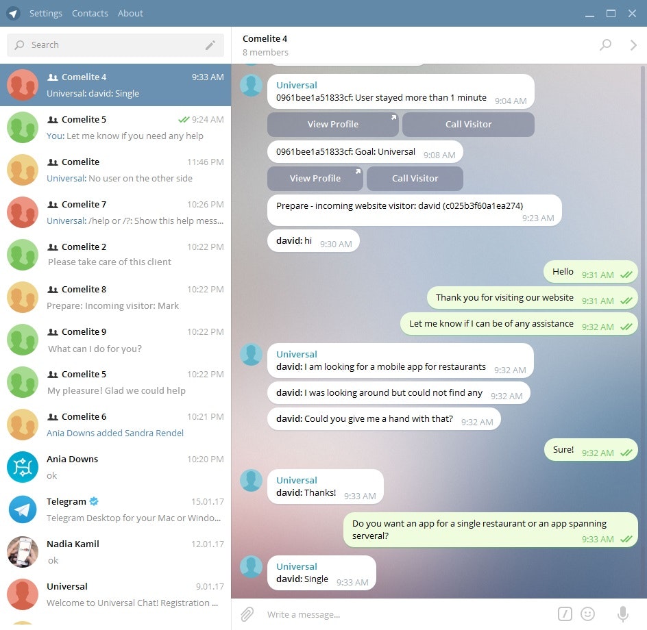 Universal Chat gallery image