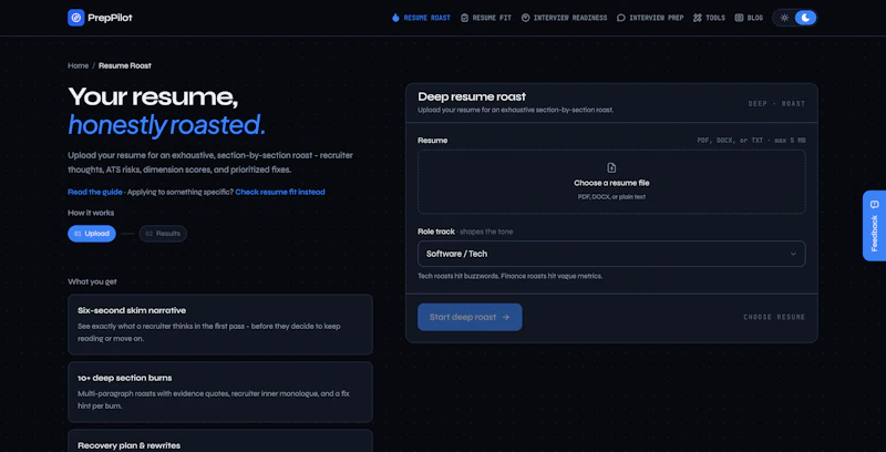 PrepPilot screenshot 2