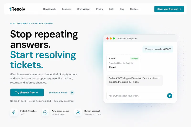tResolv screenshot 2