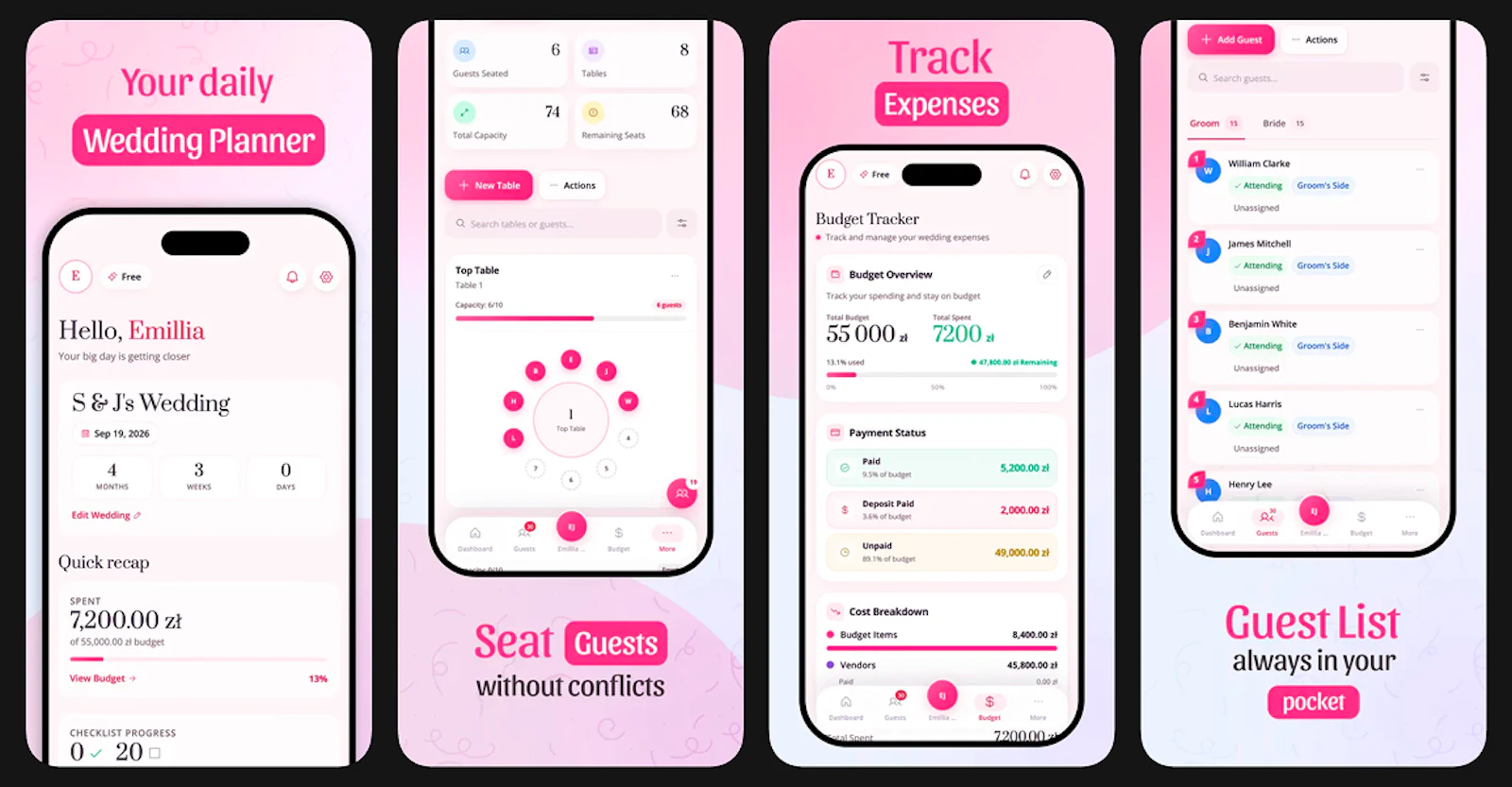 Marry Planner: your wedding, organized  screenshot 1