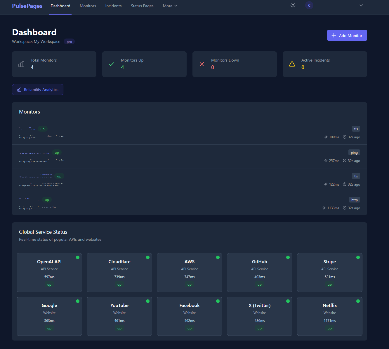 PulsePages - Screenshot 2 showing product features and functionality