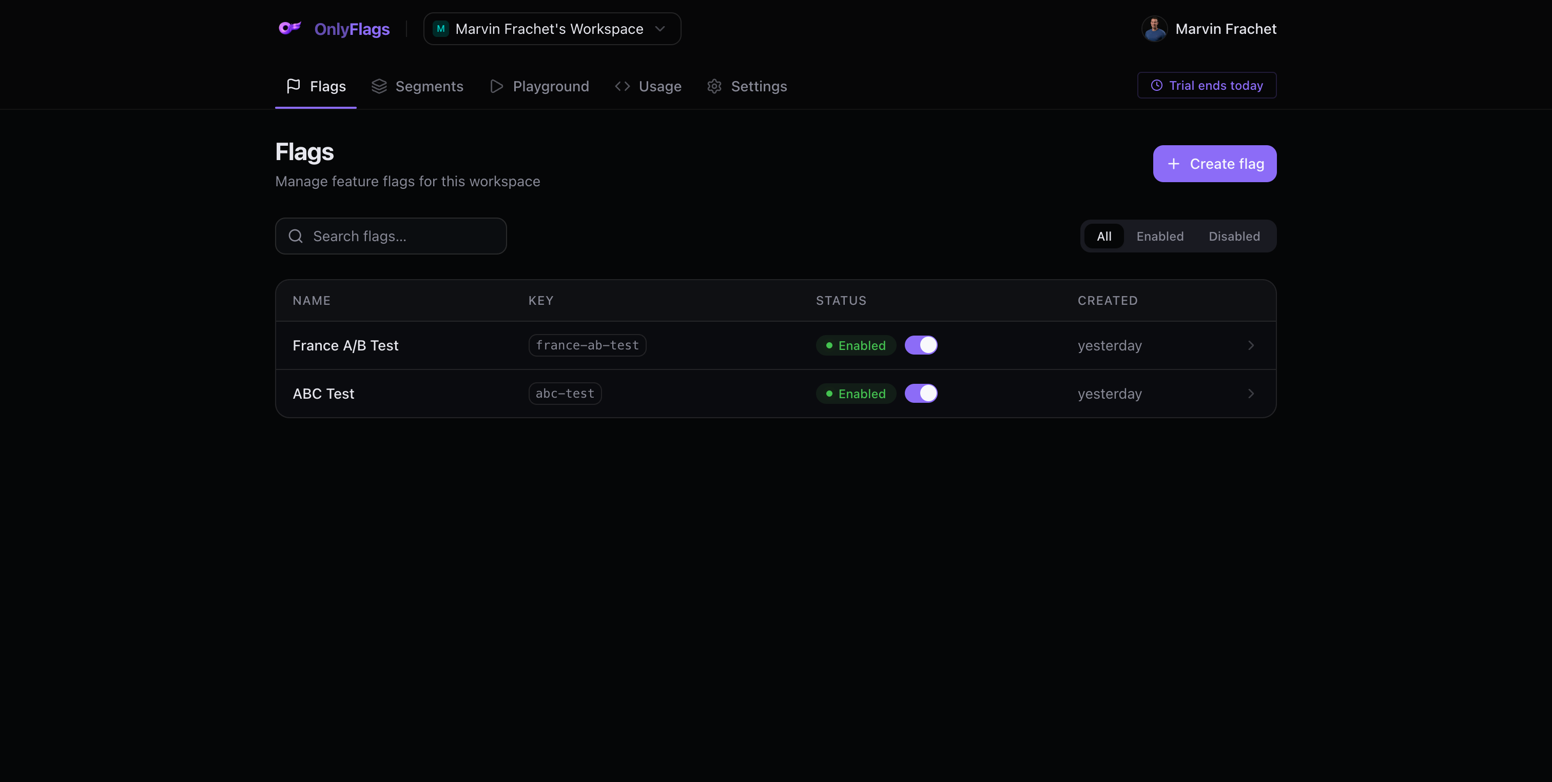 OnlyFlags gallery image