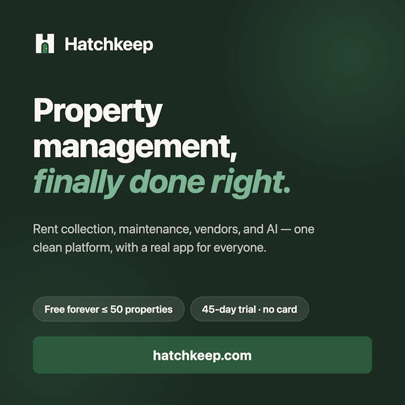 Hatchkeep — Free Property Management  screenshot 28