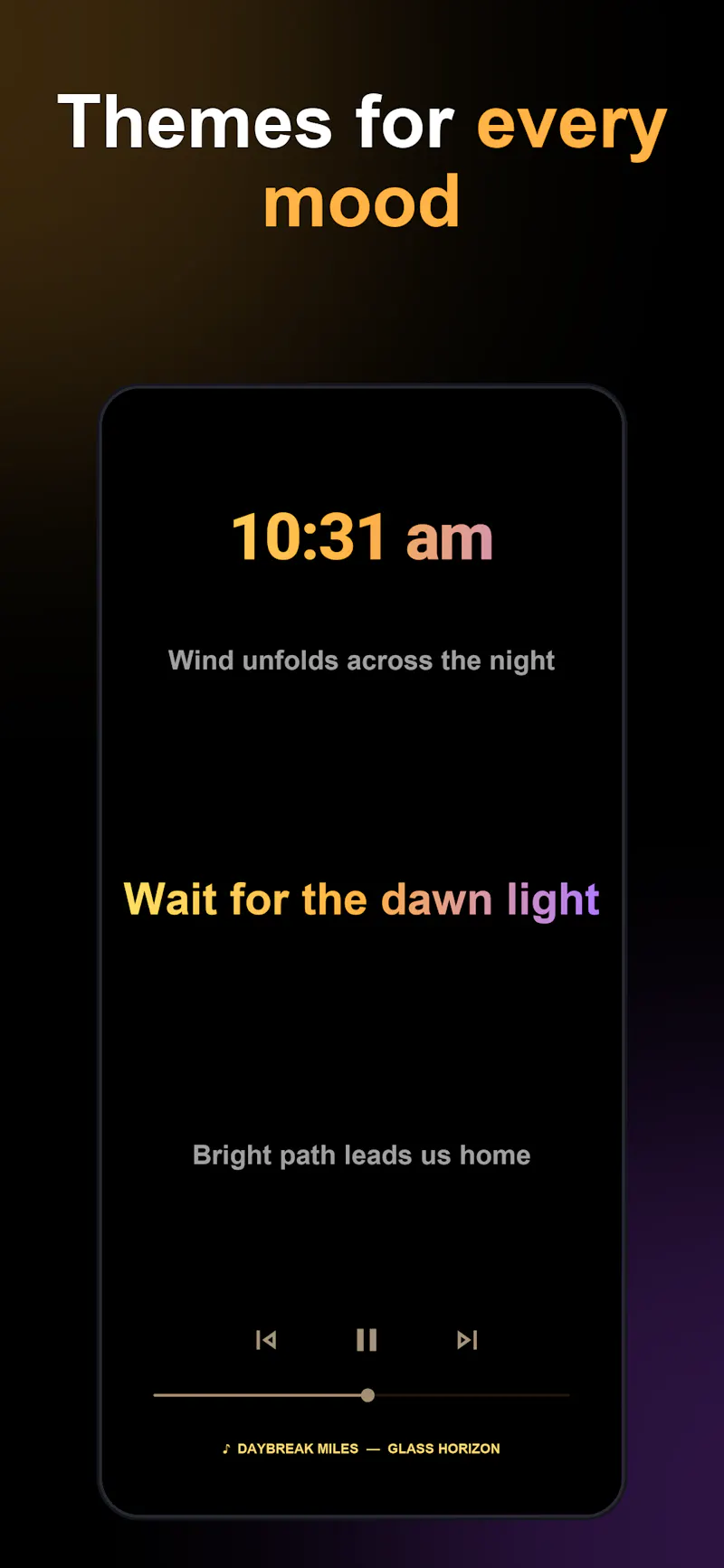 LyricGlow - lyrics on your lock screen screenshot 3