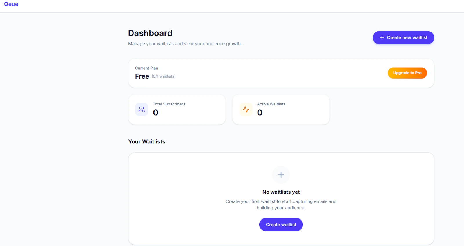 Qeue screenshot 2