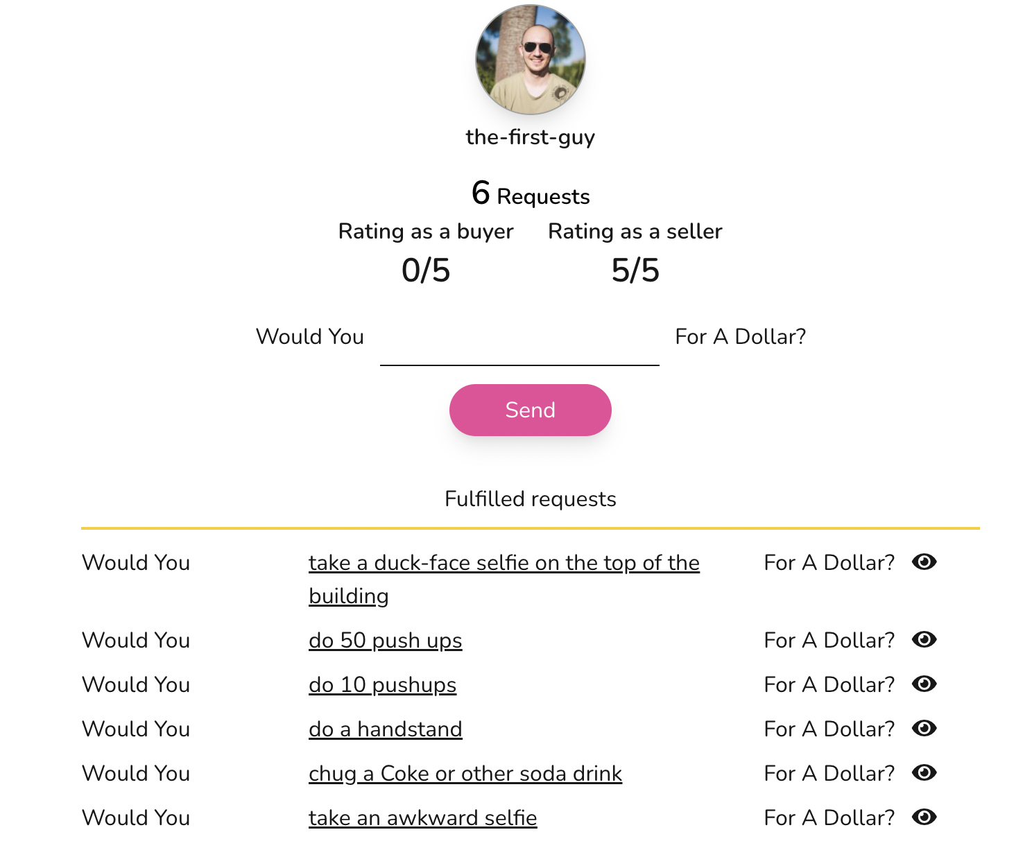 Would You Do It For A Dollar? gallery image