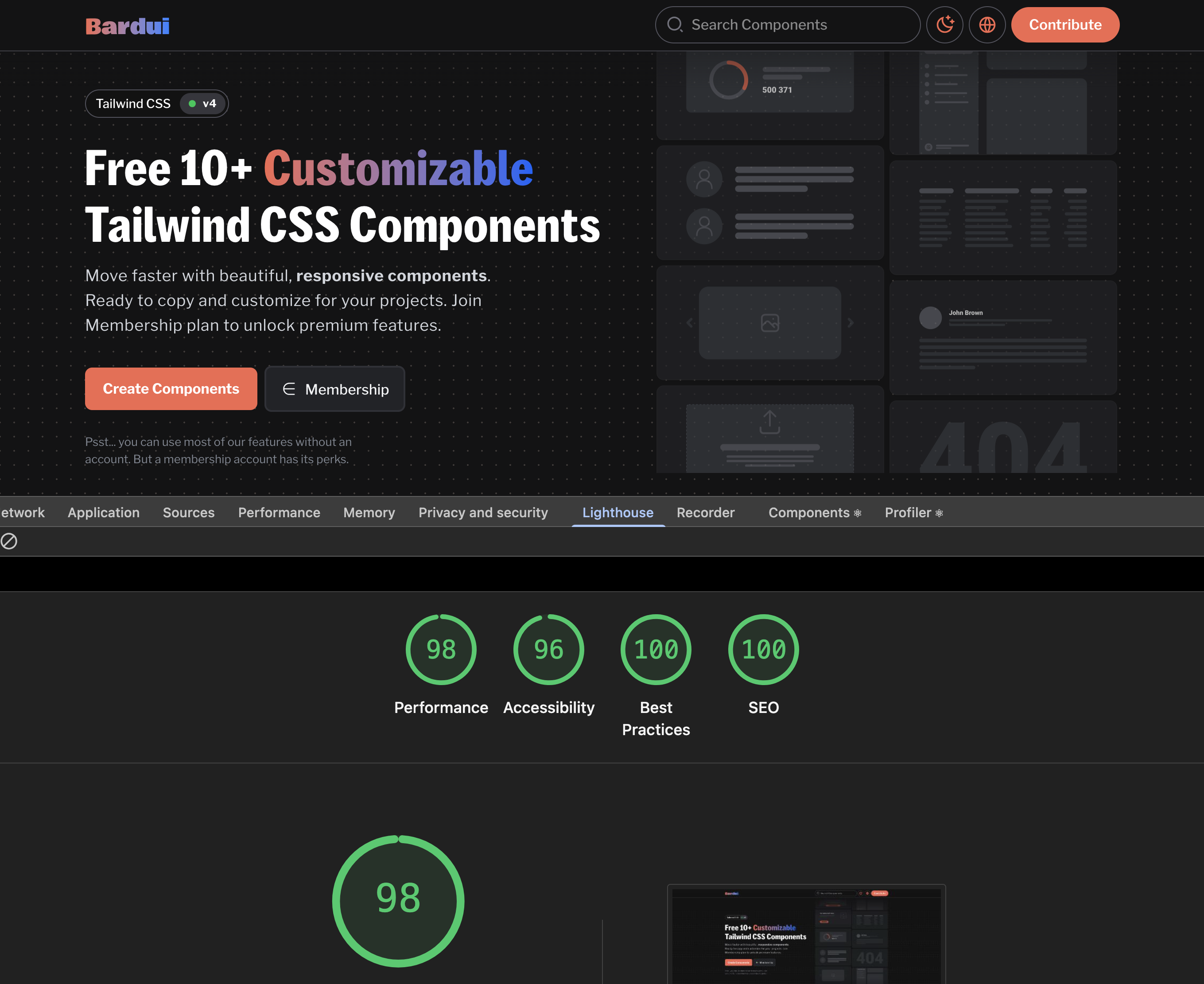 BardUI - Screenshot 2 showing product features and functionality