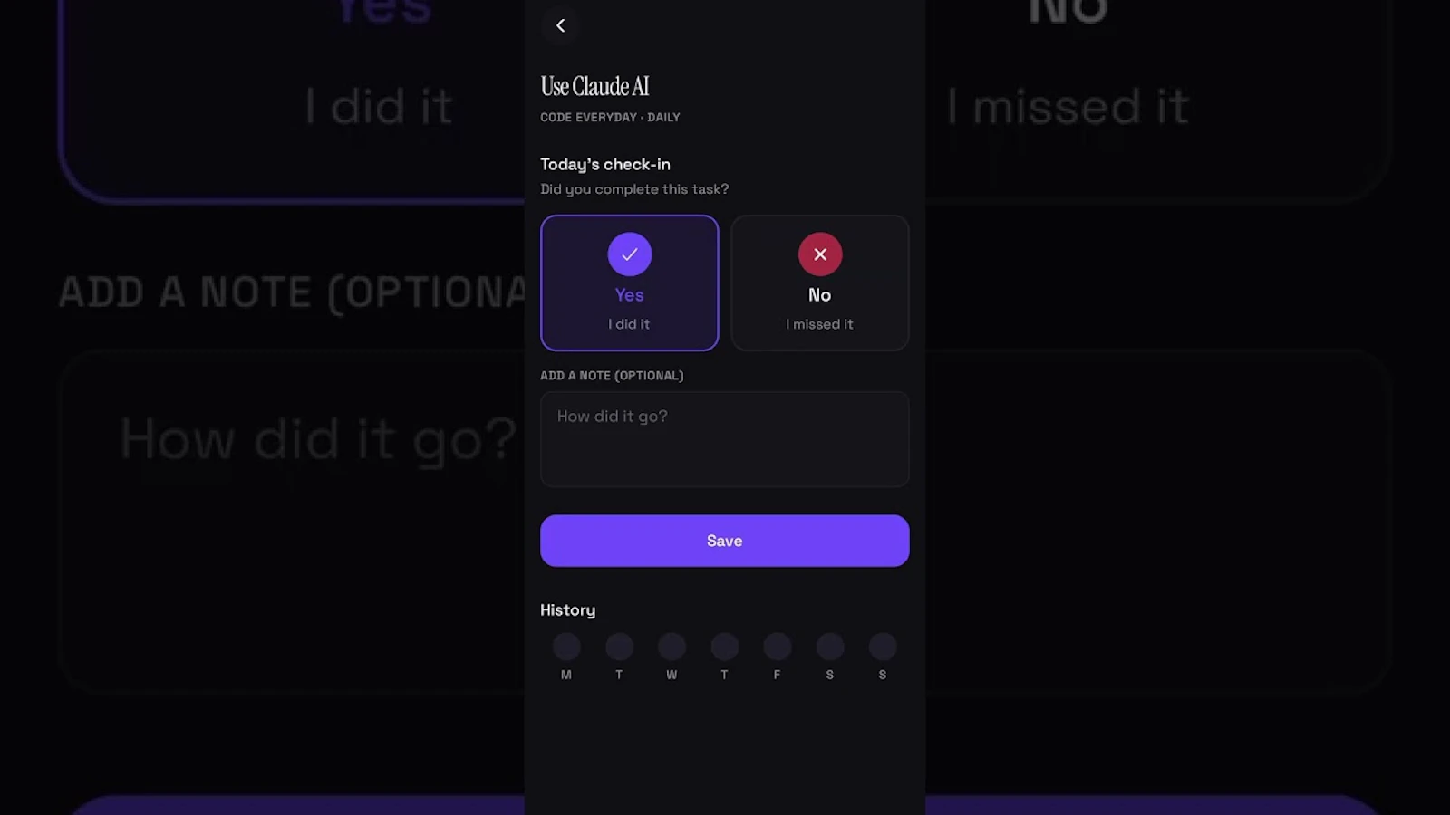 Pact: Share your goals screenshot 1 (video preview)