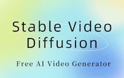 Stable Video Diffusion media 2