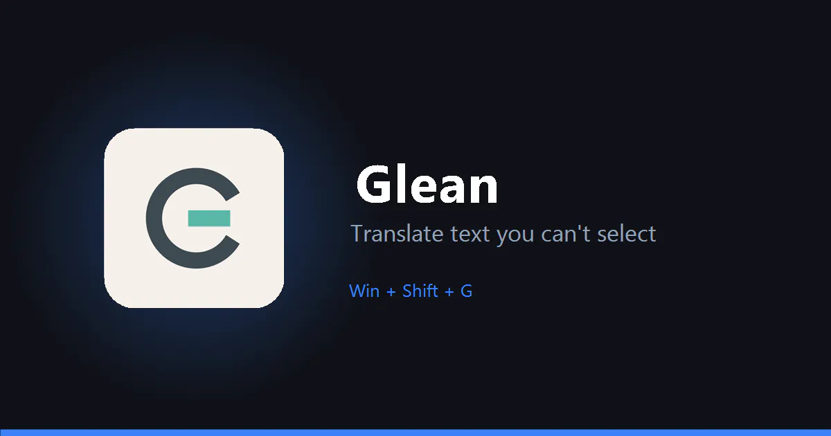 Glean gallery image