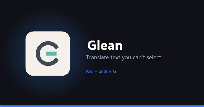 Glean screenshot 1