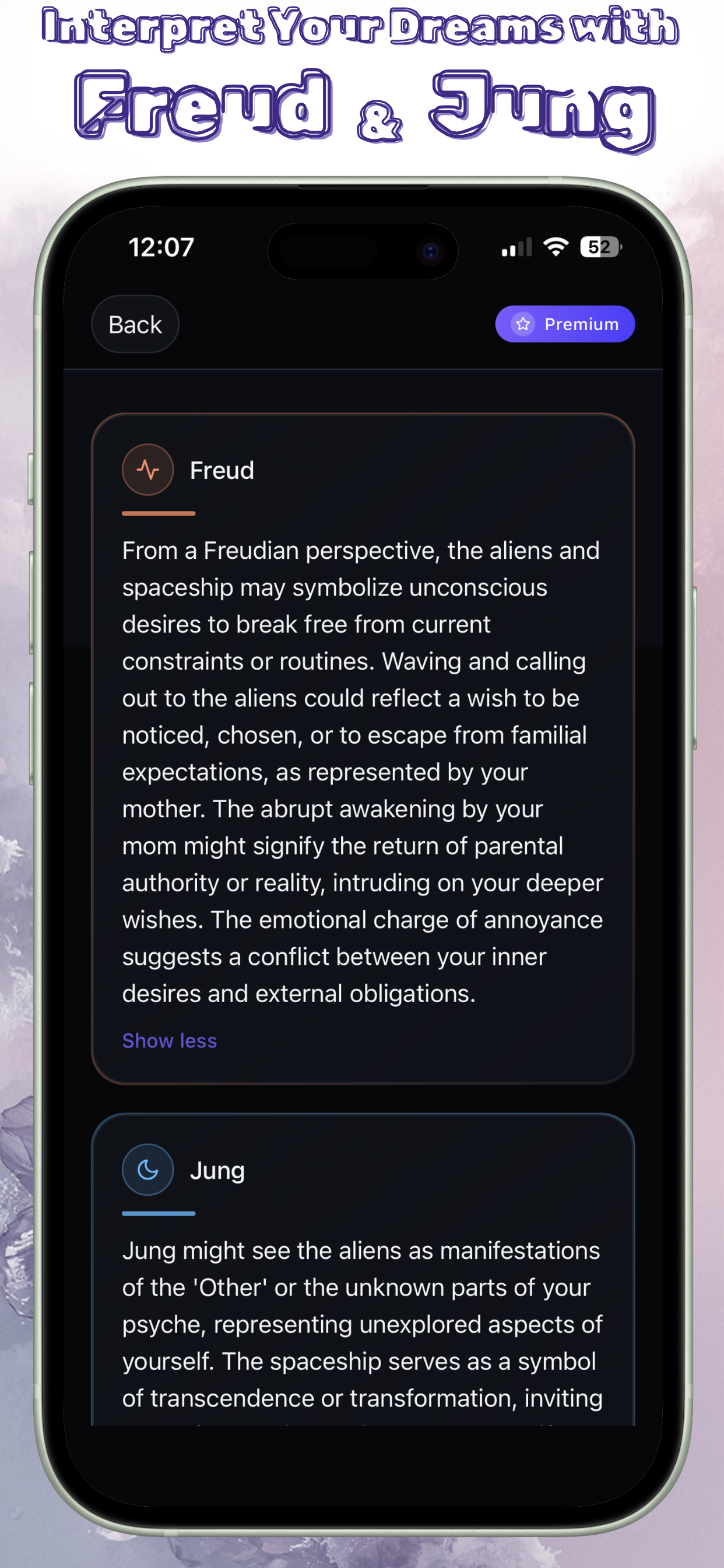 Psyche Dream  - Screenshot 4 showing product features and functionality