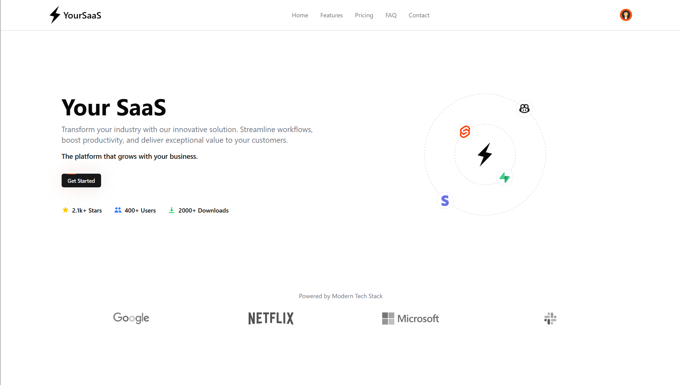 สลักเกลียว - เปิดตัว Saas Fast ด้วย Sveltekit, Supabase & Stripe media 3