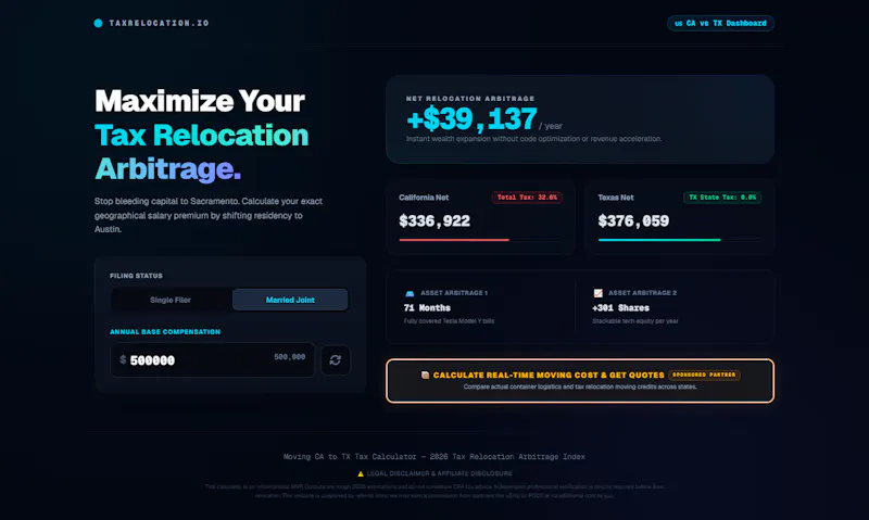 TaxRelocation screenshot 3