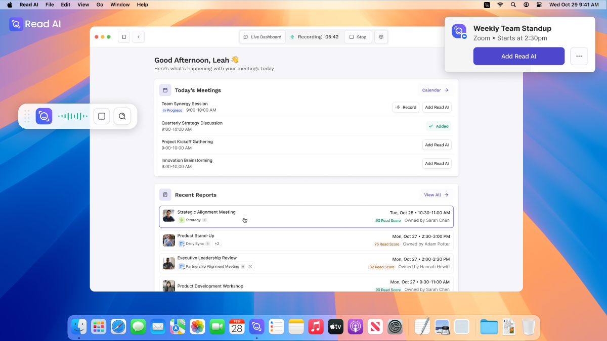 Read AI for Desktop gallery image