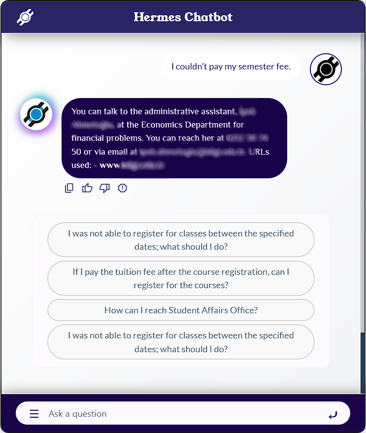 Fixein Hermes Chatbot gallery image