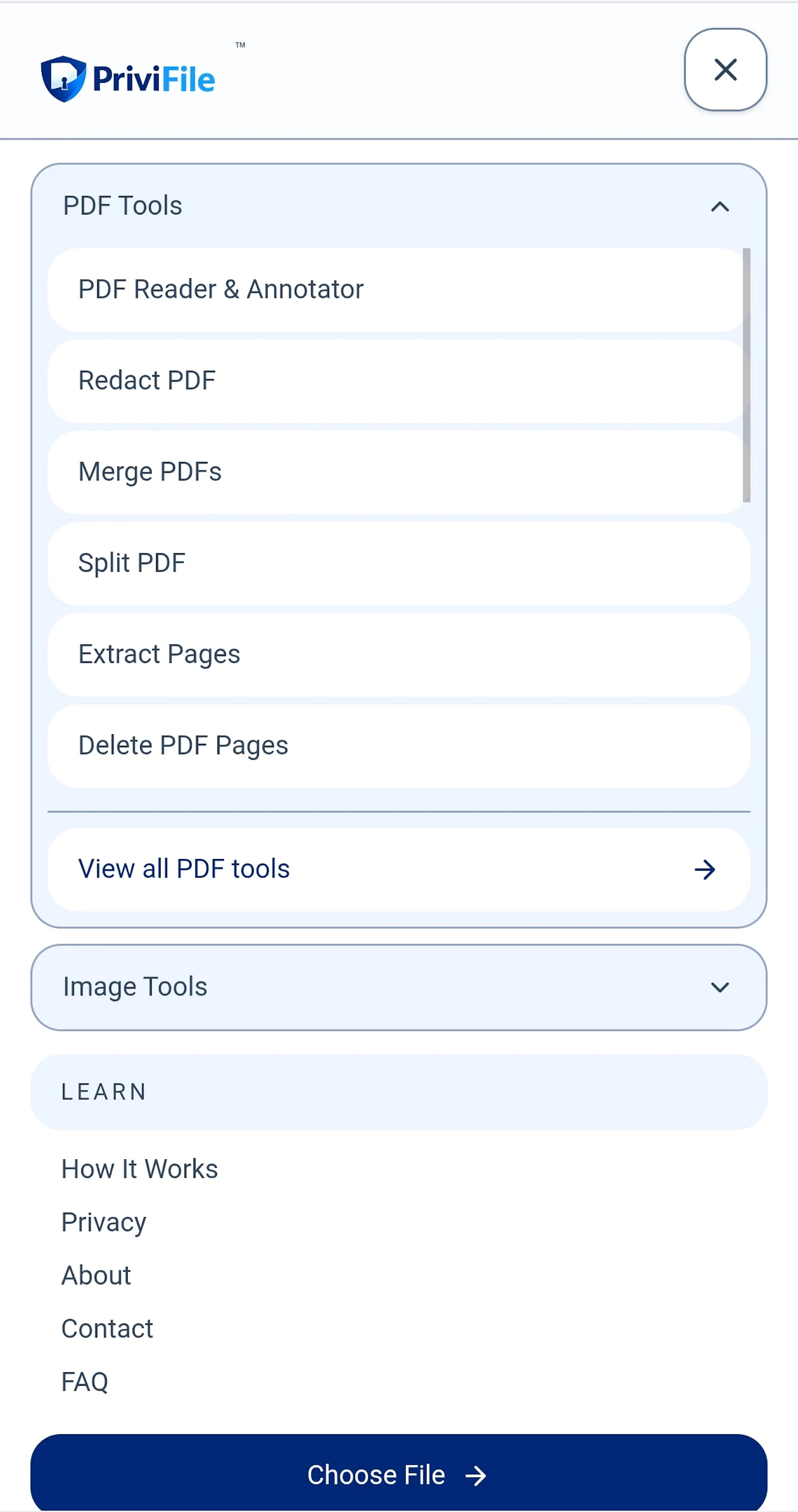 PriviFile screenshot 2