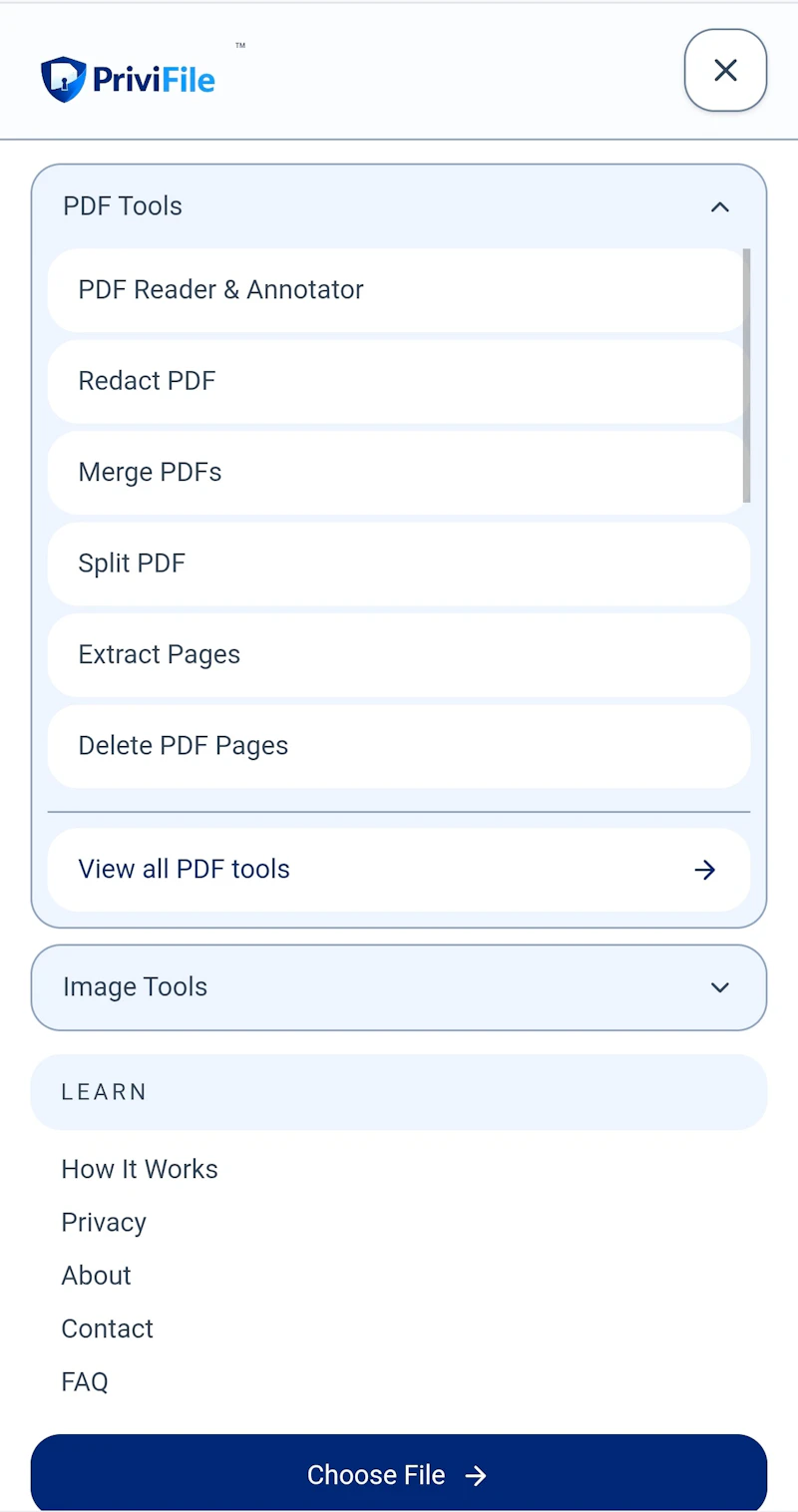 PriviFile screenshot 2