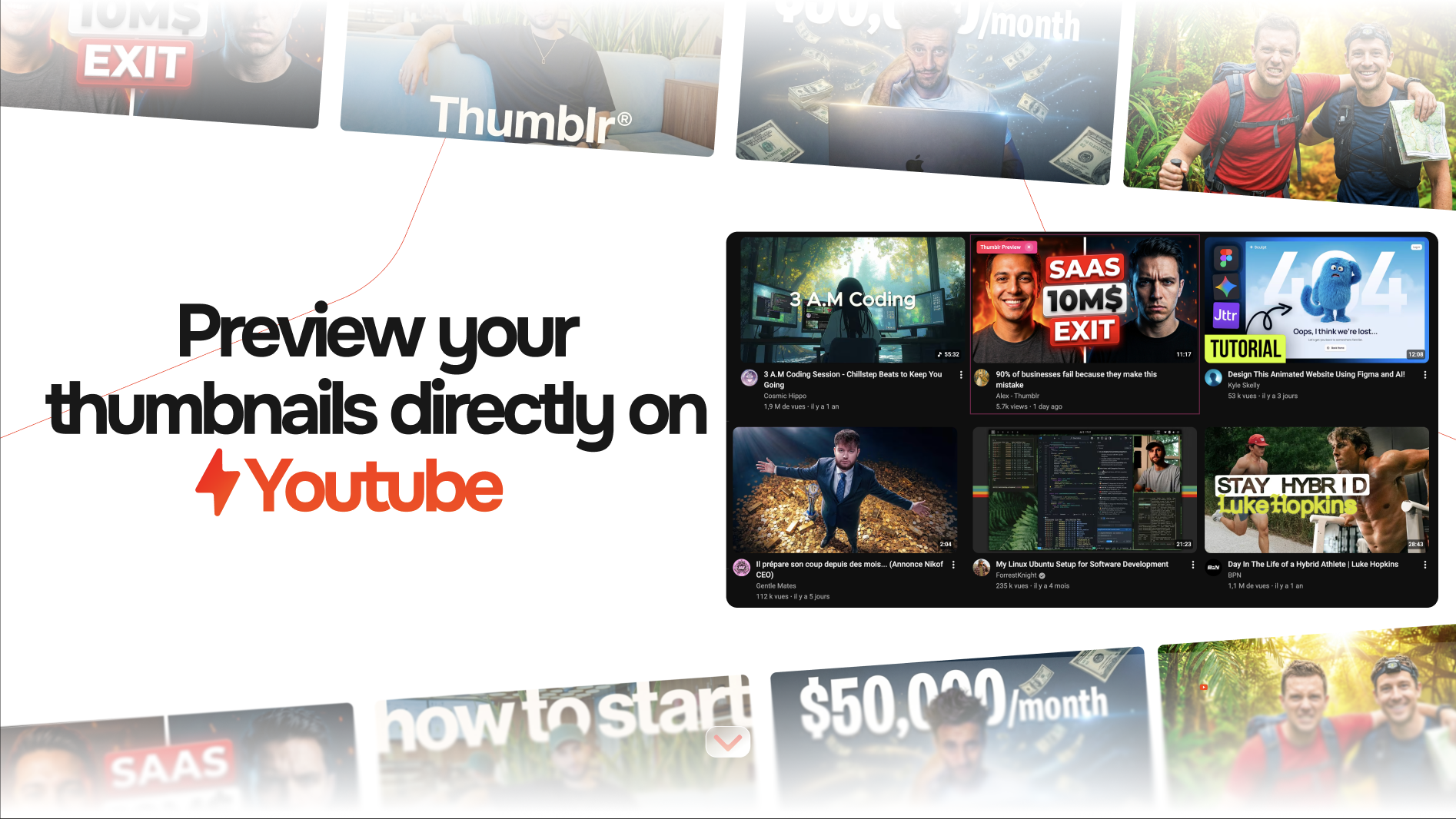 Thumblr - AI Youtube Thumbnail Generator gallery image