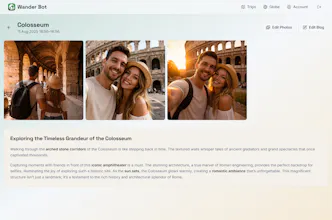 Wander Bot — Automated Travel Blogging gallery image
