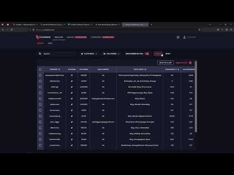 FuzeMon - Influencer Discovery Toolkit gallery image